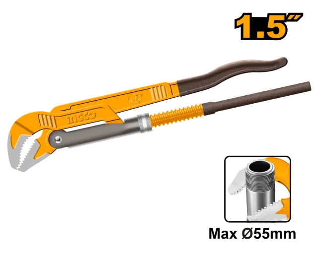 РОТЦАНГЛА 1.5″ 55mm КЛЕШТА ЗА ЦЕВКИ ВОДОВОДЏИСКА INGCO HPW04153