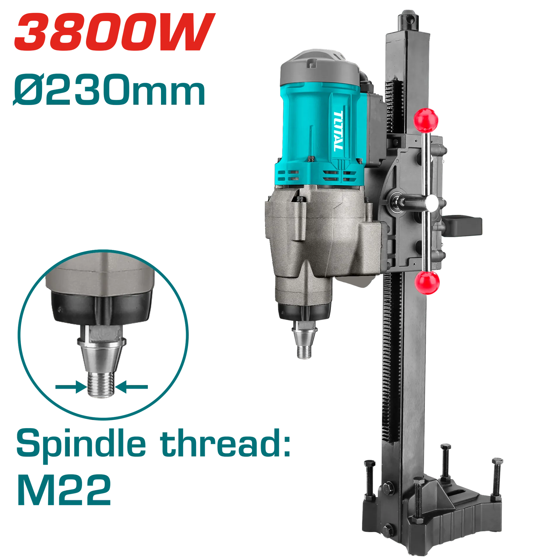 Shtoja elektrike 3800W TOTAL – TDDM38001