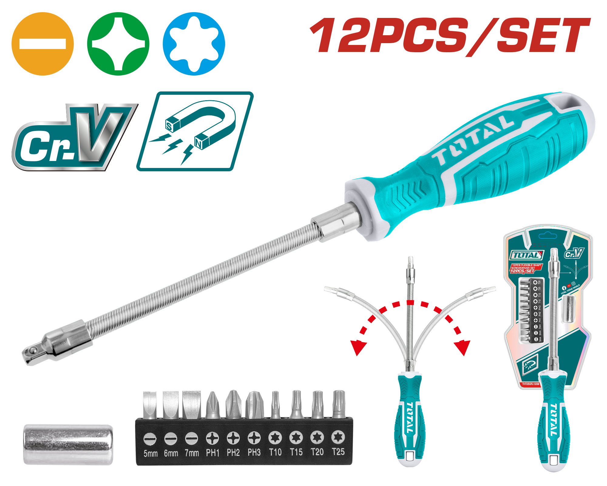 Presa TOTAL FLEX 12/1 THT250FL1206
