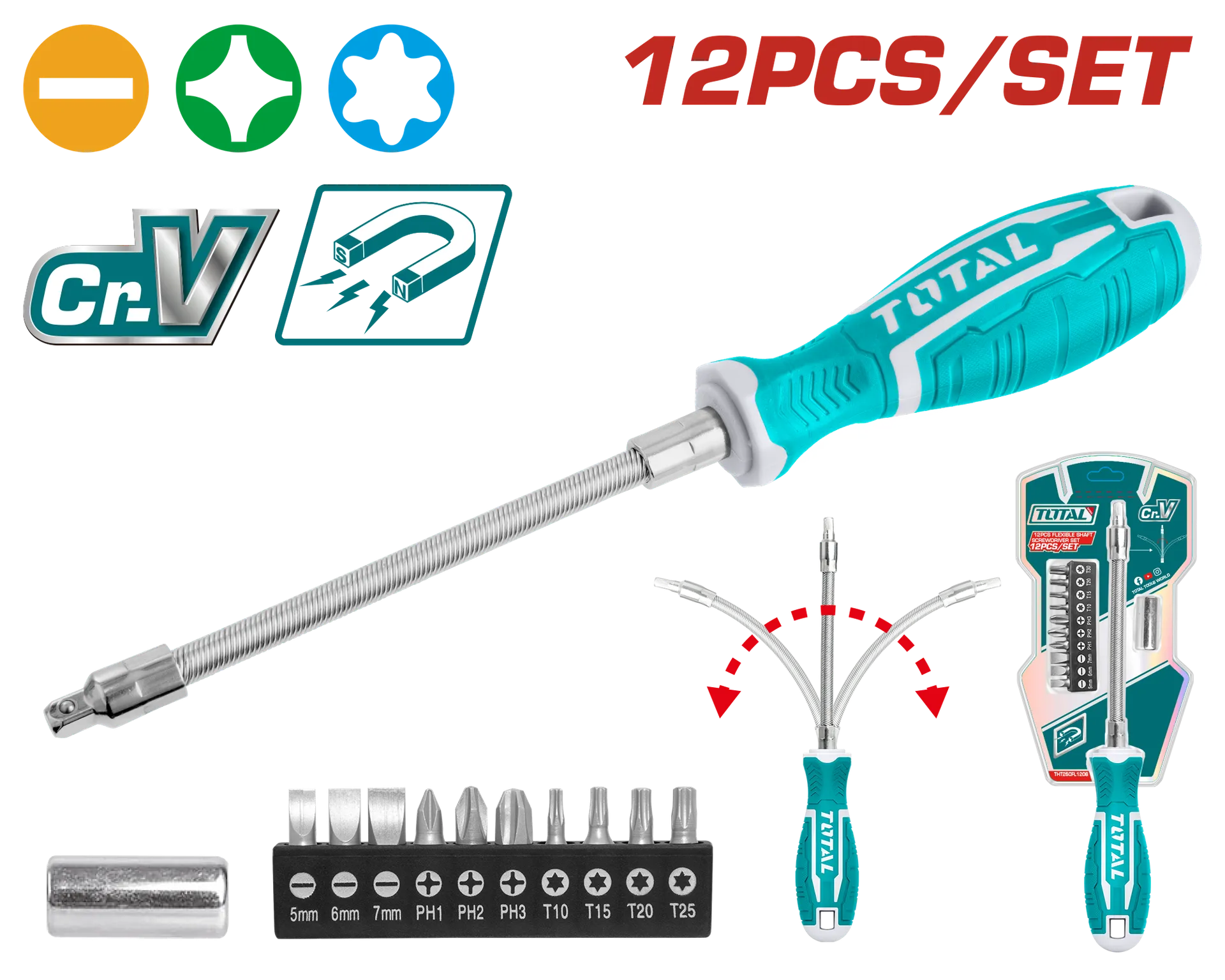 Presa TOTAL FLEX 12/1 THT250FL1206