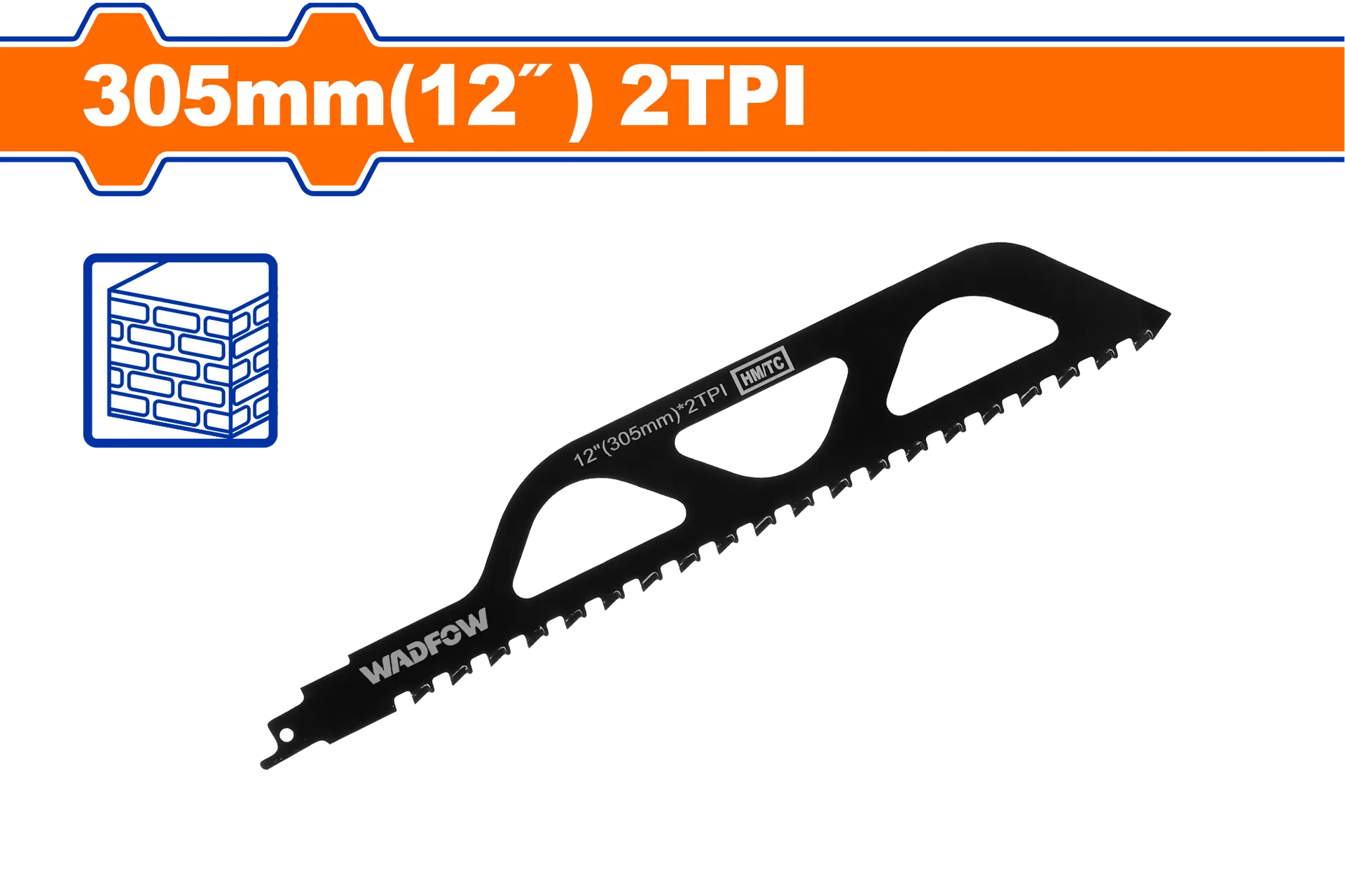 Thikë për sharrë reciproke për blloqe WADFOW 305mm (12") – WJT1243HM