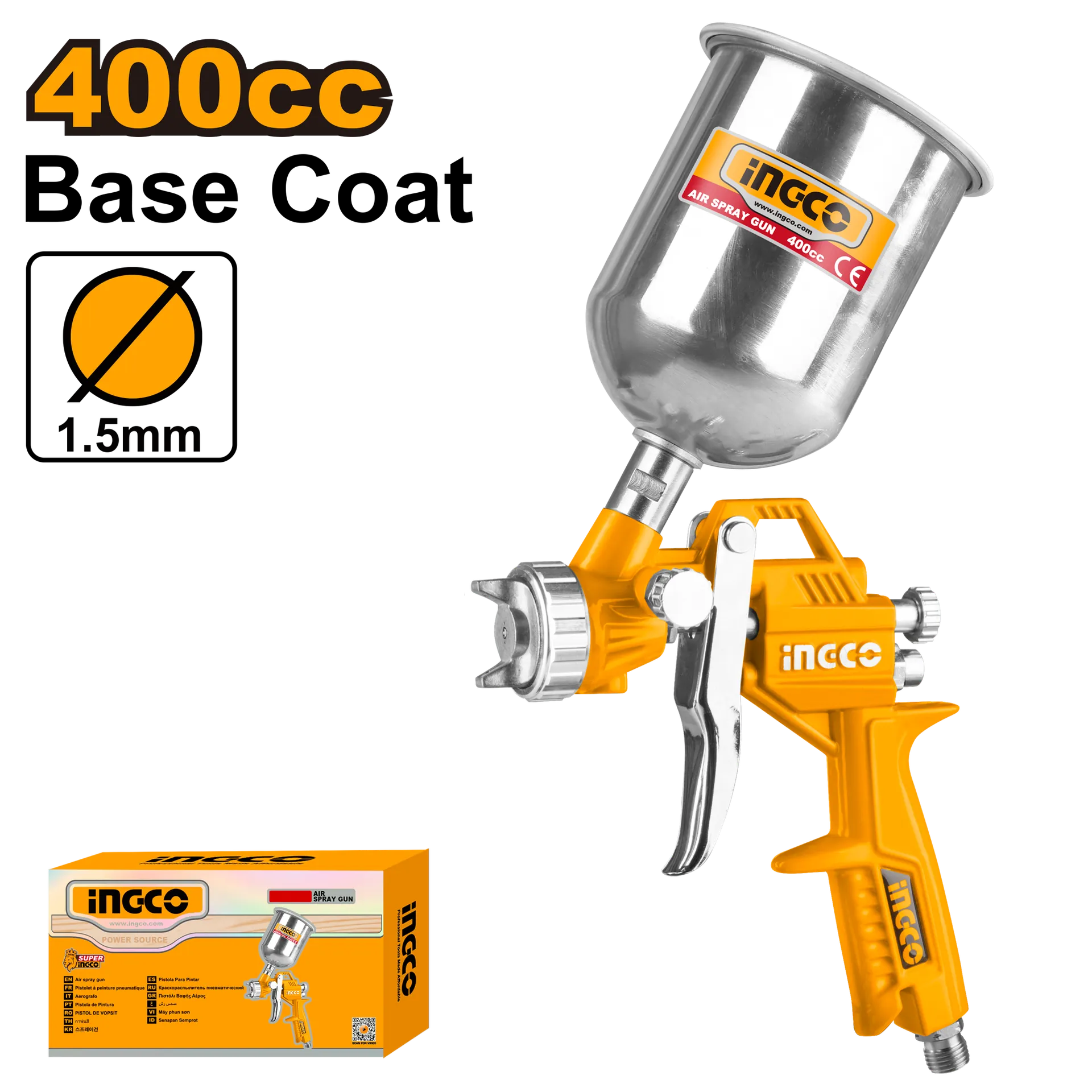 Pistoletë për bojitje INGCO 1.5 ALU G. ASG4041
