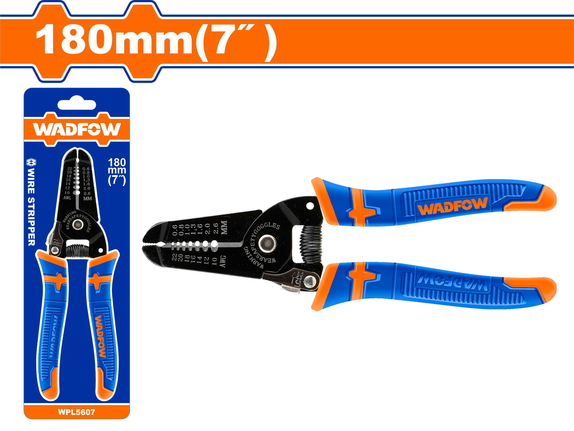 Alat za shtrembimin e kabllit 180mm WADFOW WPL5607