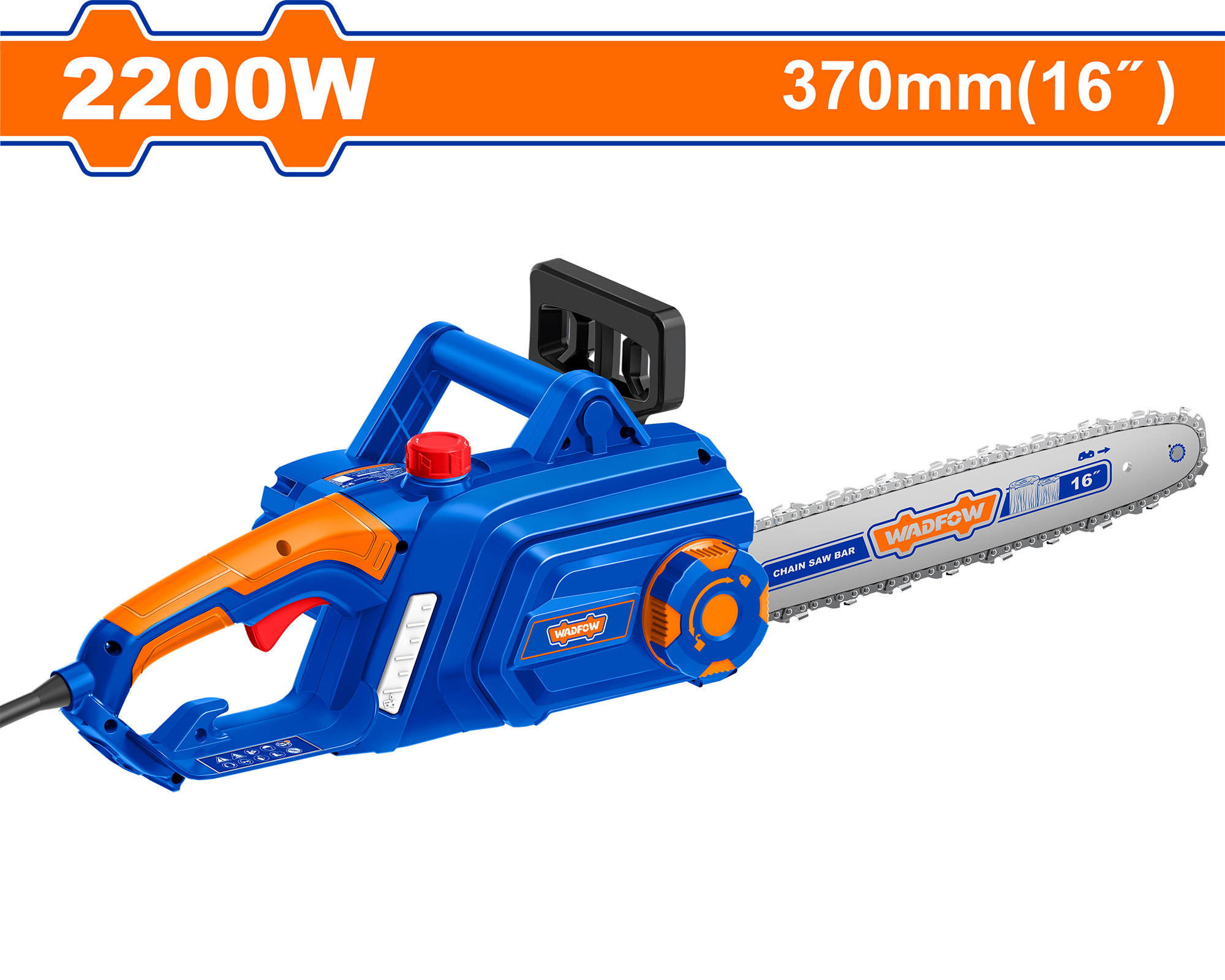Sharrë elektrike me zinxhir 2200W 16" WADFOW – WCSA1522