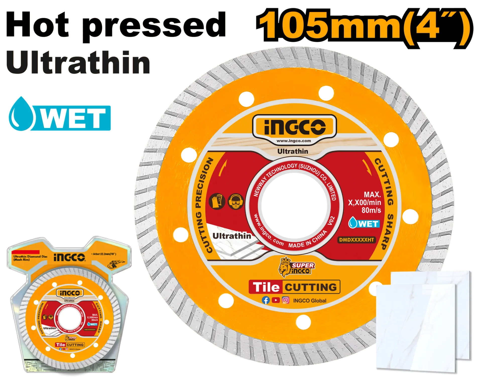 Disk diamant 180 turbo INGCO DMD031801HT