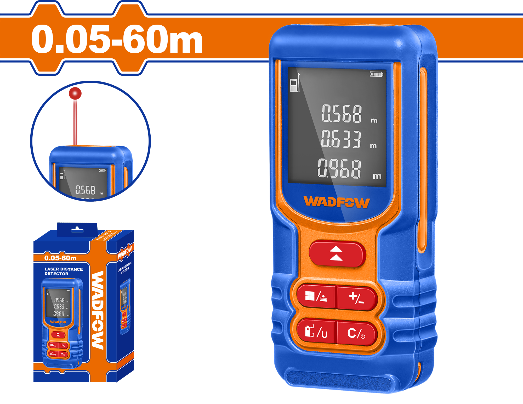 МЕТРО ЛАСЕРСКО WADFOW – WDL1516 0.05–60M