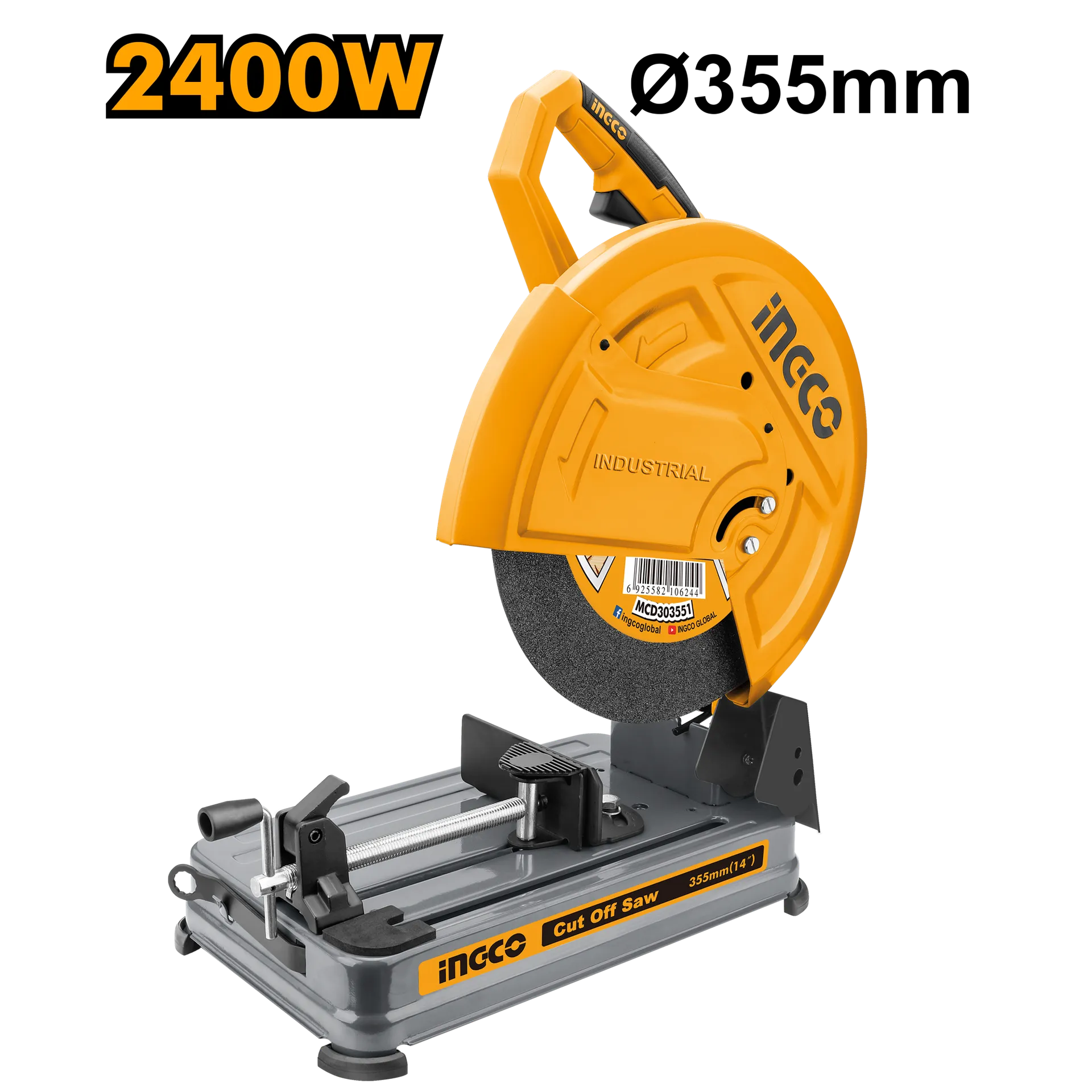 Pila elektrike për metal INGCO 2400W F355 COS35568