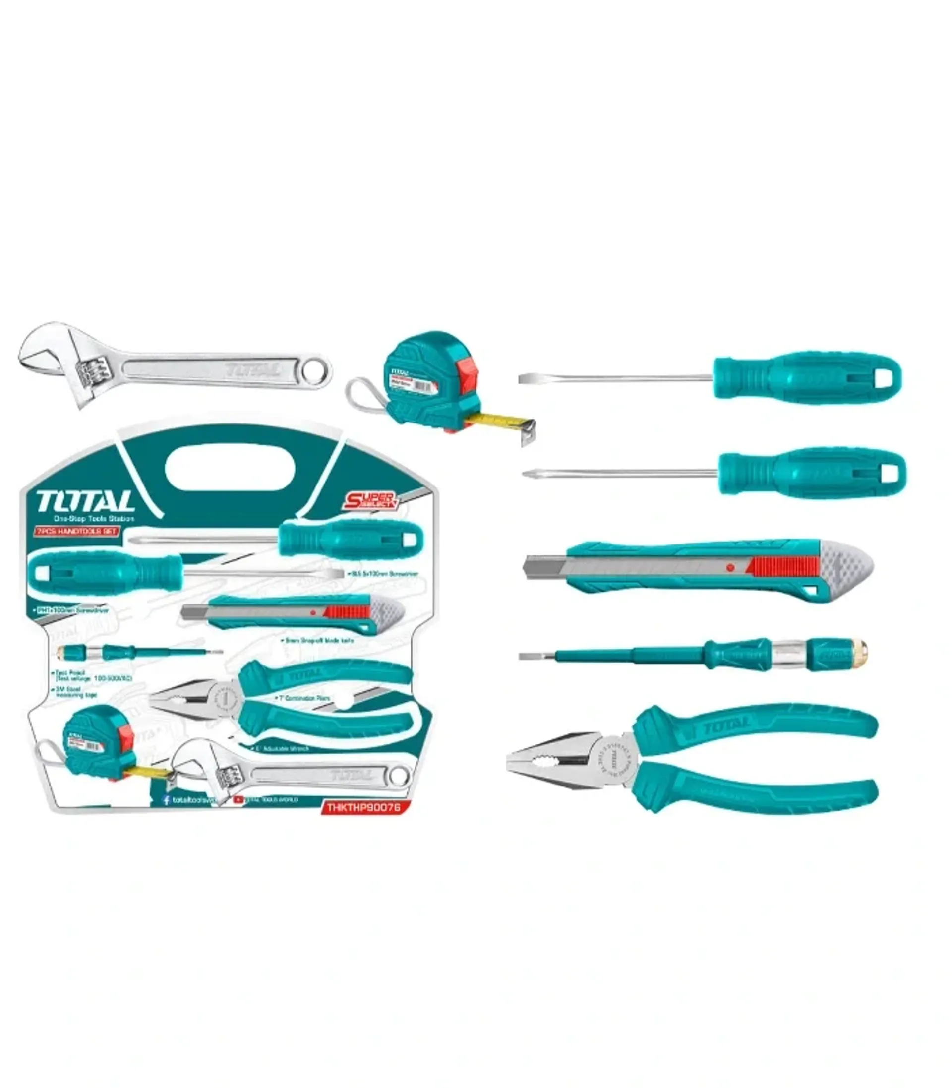 СЕТ РАЧНИ АЛАТИ TOTAL THKTHP90076