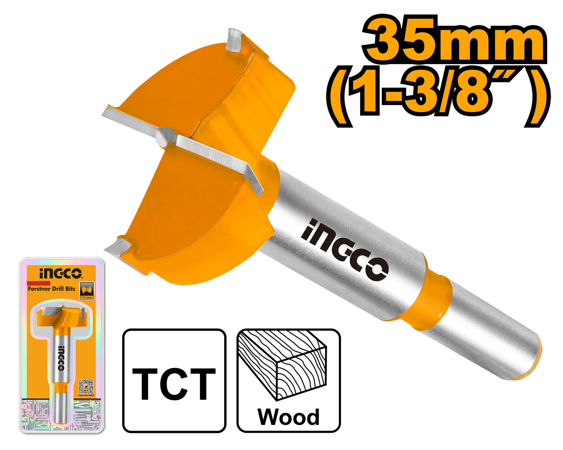 Shpuese për menteshat e dyerve INGCO 35mm ADCS3501