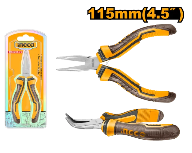 Pinça mini zilesh të lakuara INGCO HMBNP08115