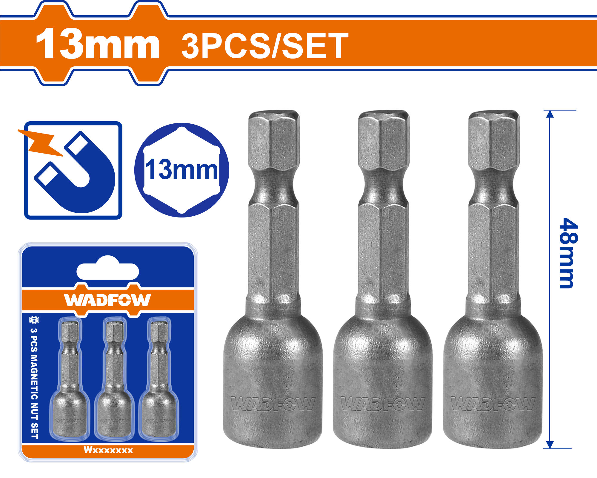 13mm Përshtatës për stërvitës 3/1 WADFOW WWR1K13