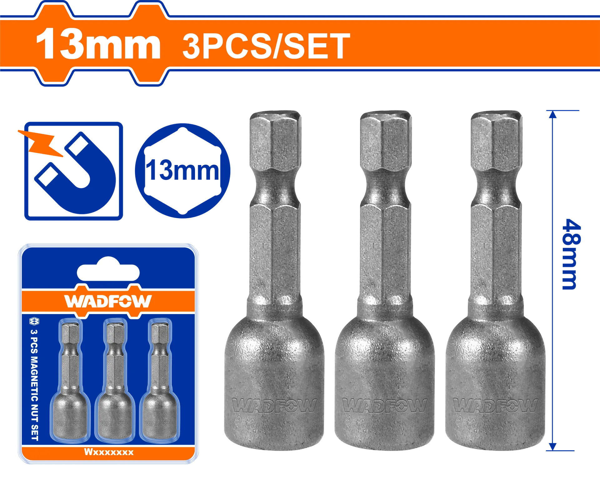 13mm Përshtatës për stërvitës 3/1 WADFOW WWR1K13