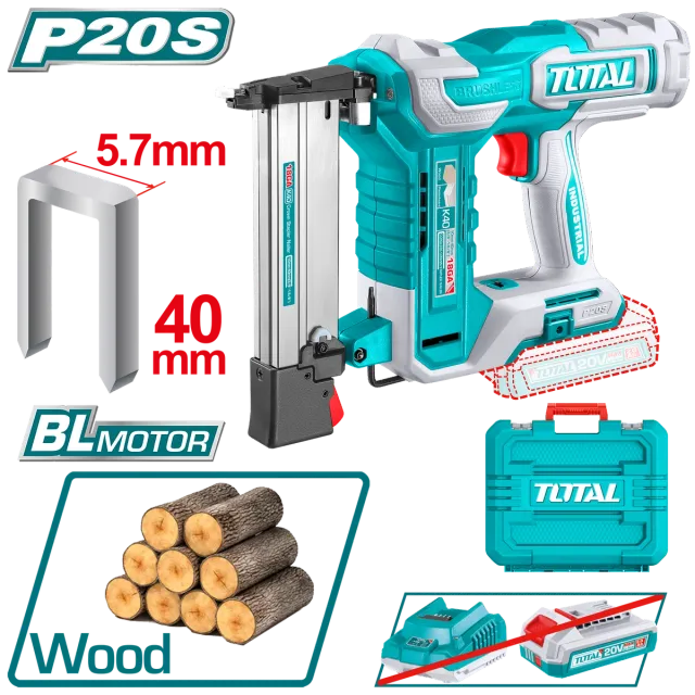 Perforator bateri 18GA 20V vetëm pa bateri TOTAL TCSNLI6005