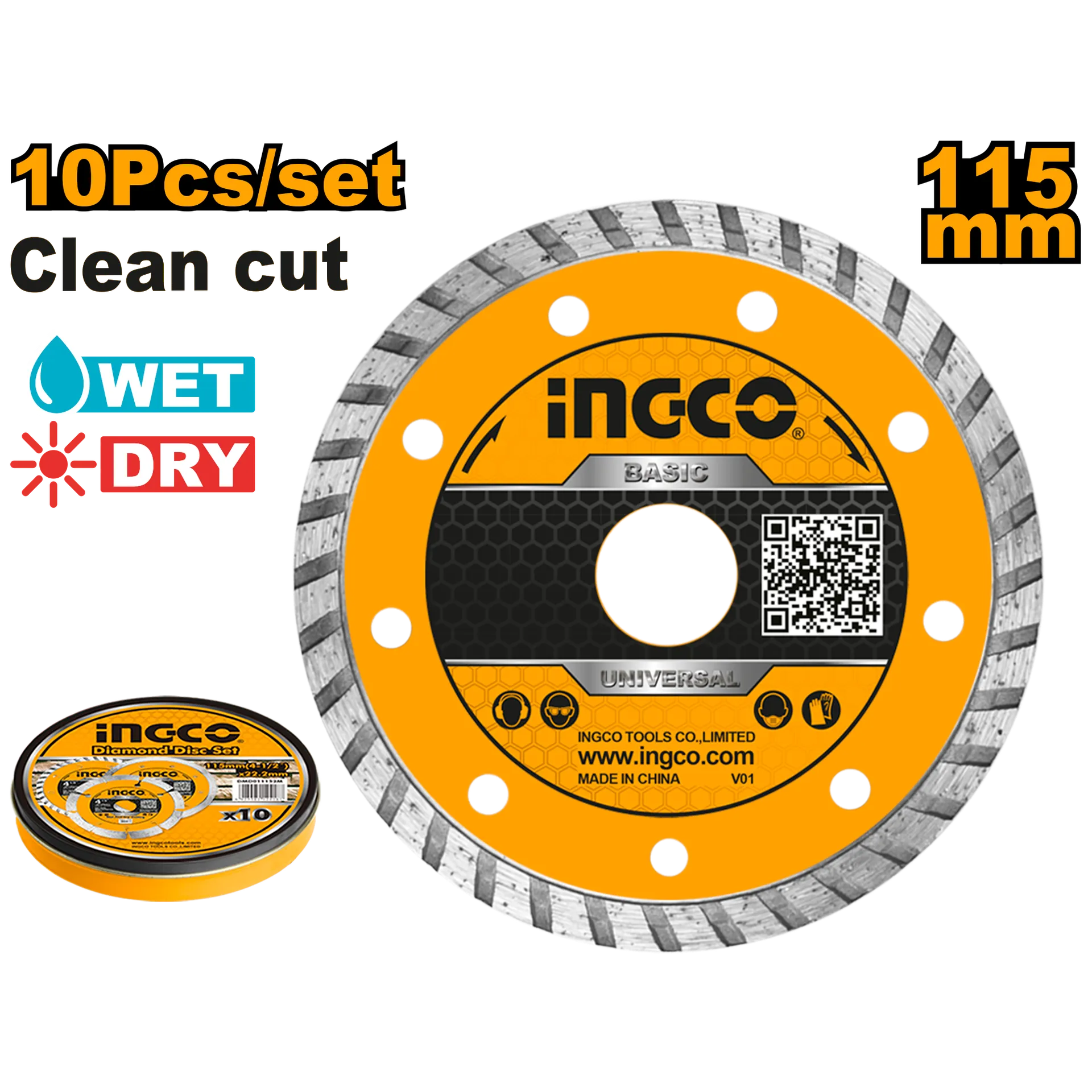 ДИЈАМАНТ INGCO 115 ТУРБО DMD031152M