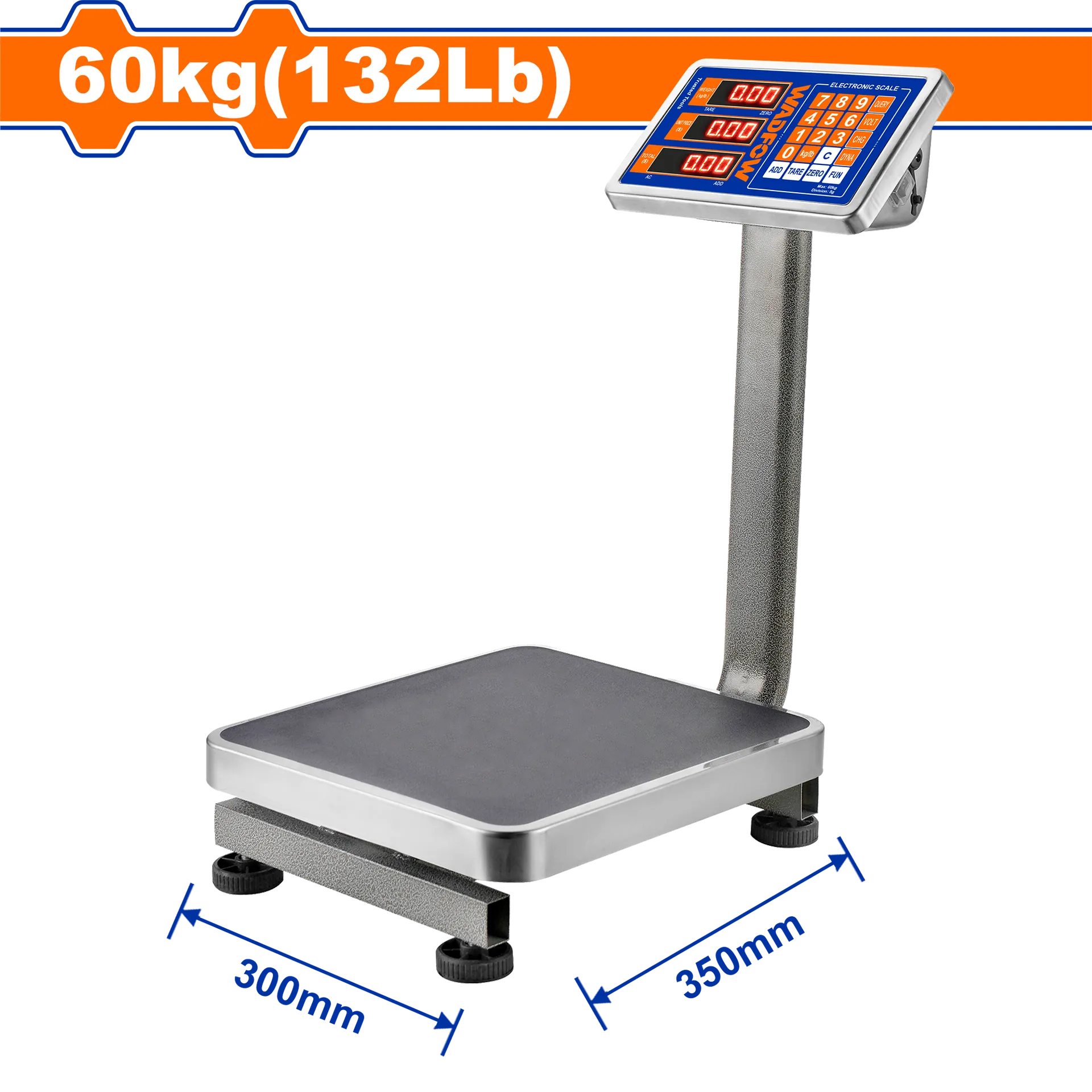 Peshore Elektronike 60kg WADFOW WEC1506