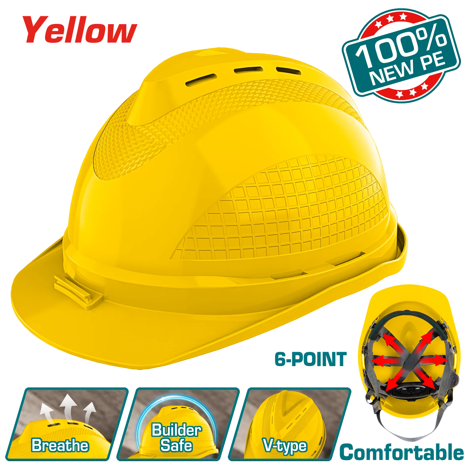 Helm TOTAL verdhe – TSP8601