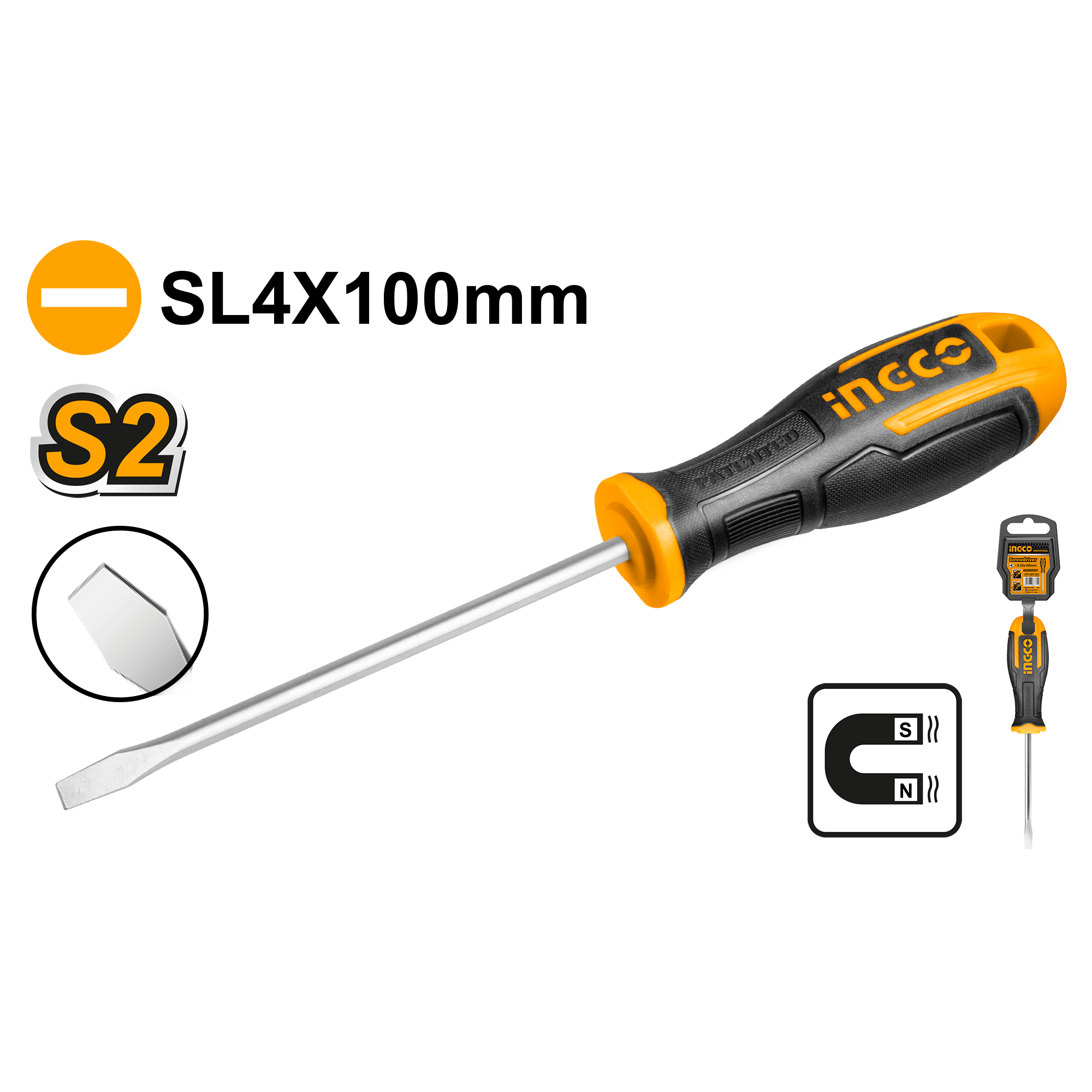 ШТРАФЦИГЕР – SL4x100mm INGCO HS684100