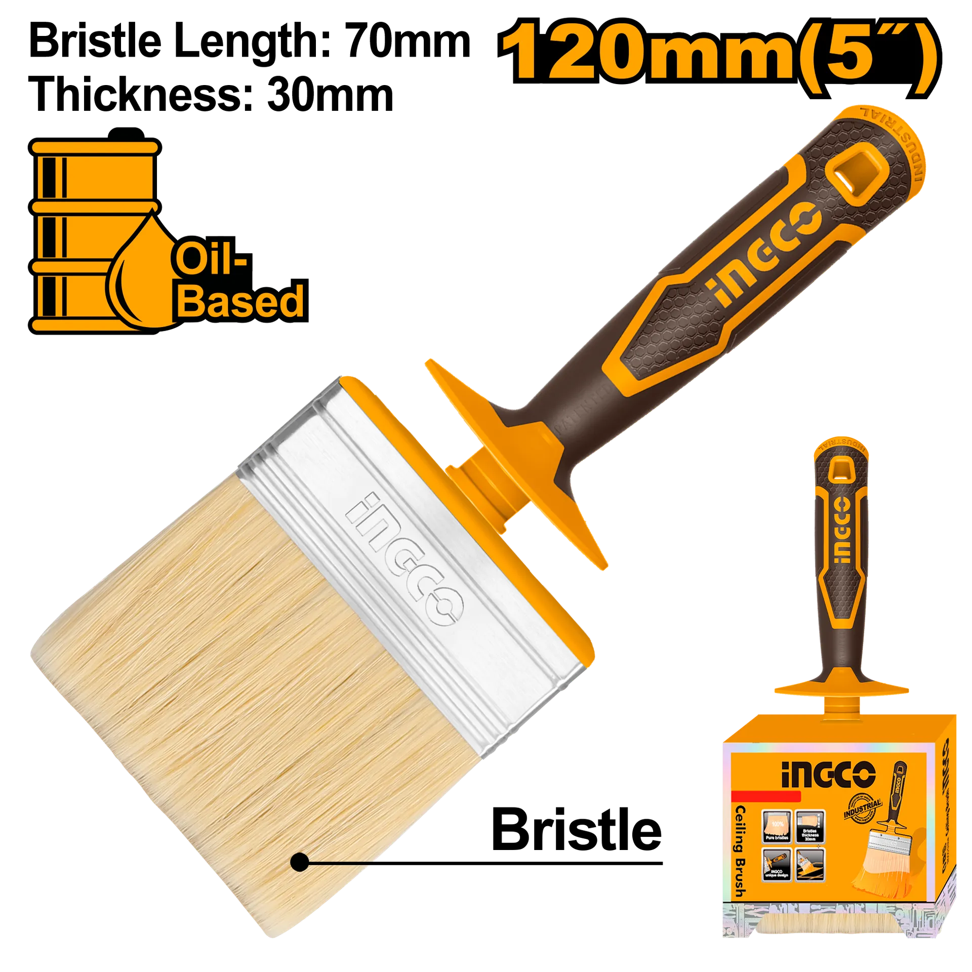 ЧЕТКА ЗА ФАРБАЊЕ 120mm INGCO HCLB120308