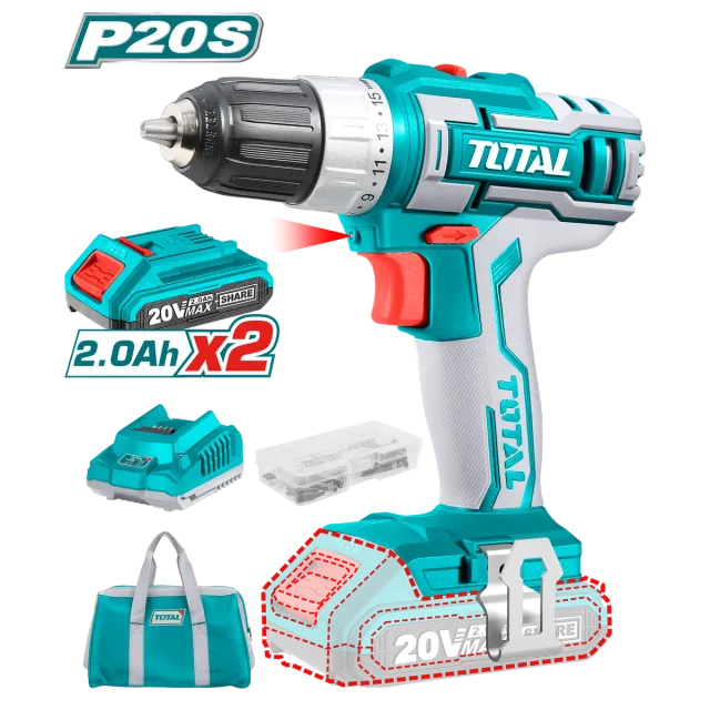 ШТРАФИЛИЦА 20V 2×2.0Ah TOTAL TDLI2002