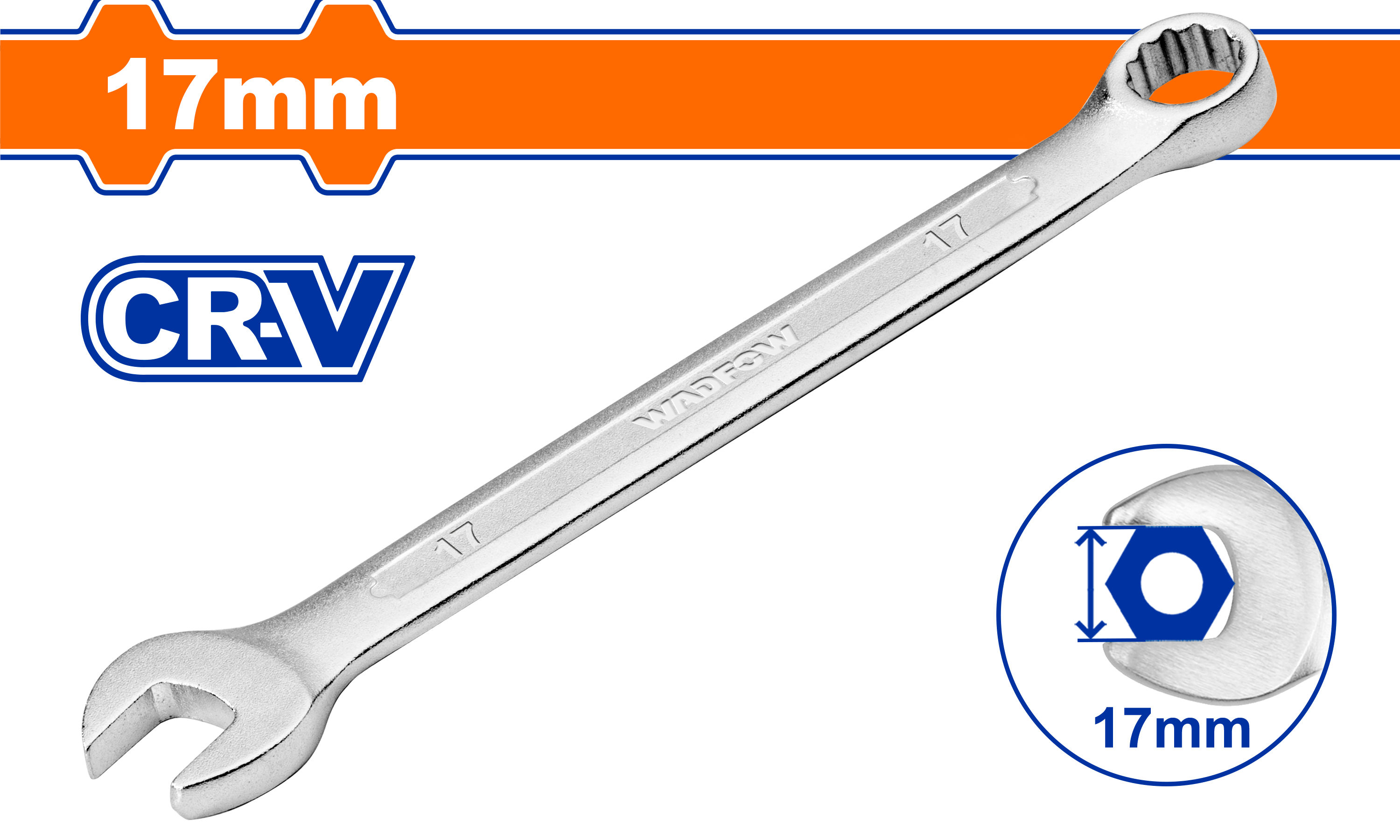 Çelës kombinuar 17mm WADFOW WSA1117