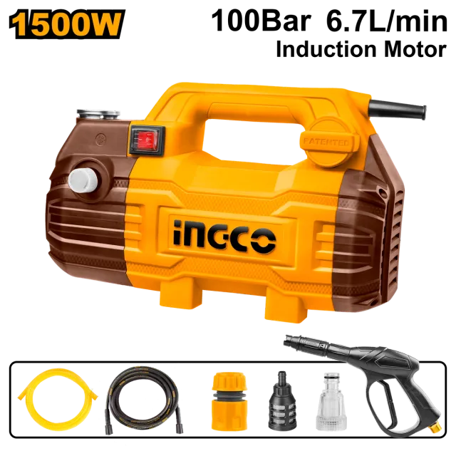 ВАП Машина за перење под висок притисок INGCO 1500W – HPWR15028