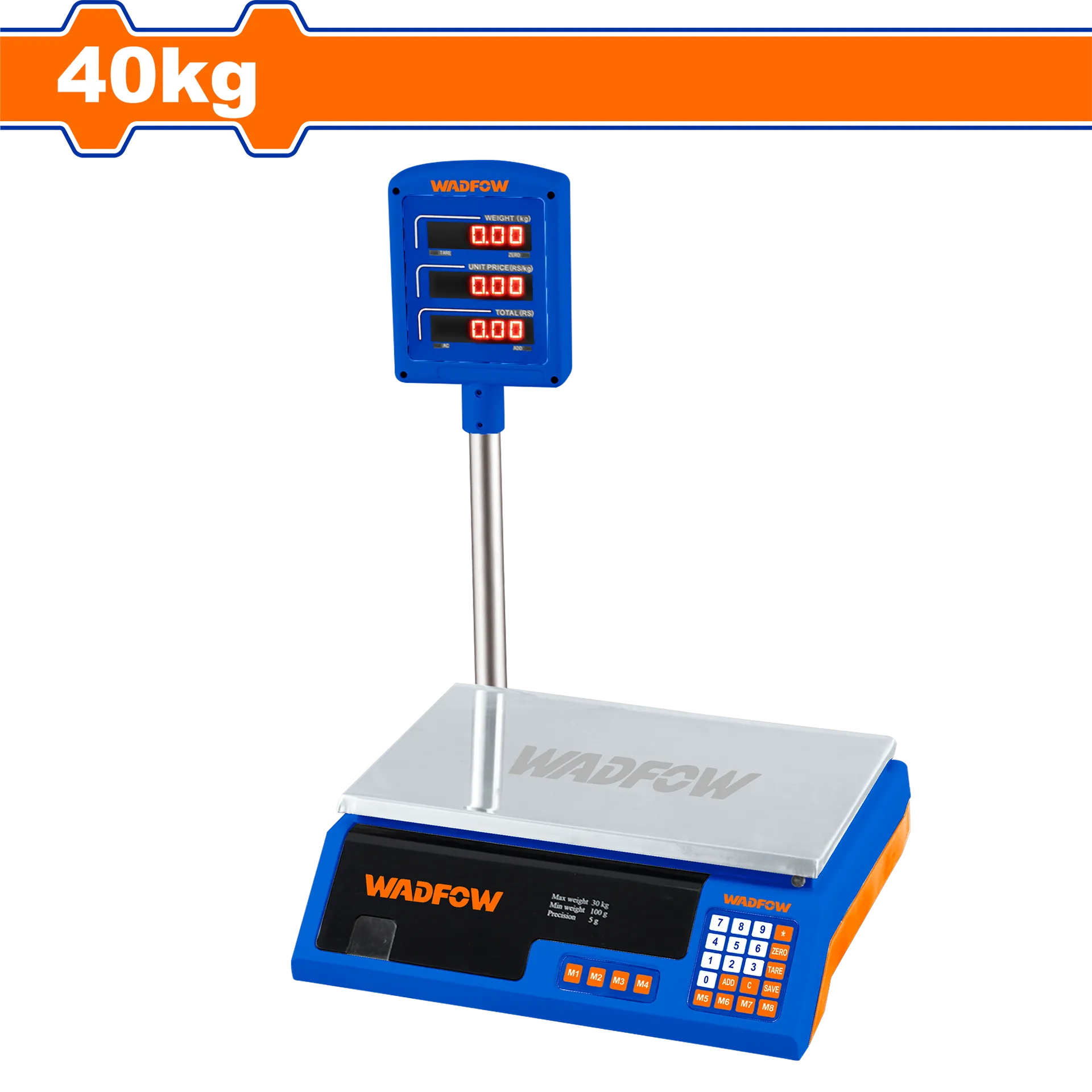 Peshore elektronike 40kg WADFOW WEC1504