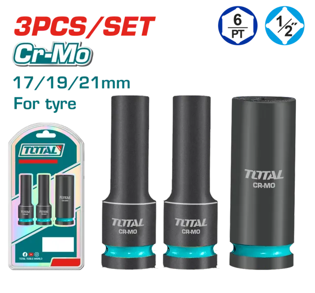Çelesa patente set 3/1 1/2″ TOTAL THKISD12042L