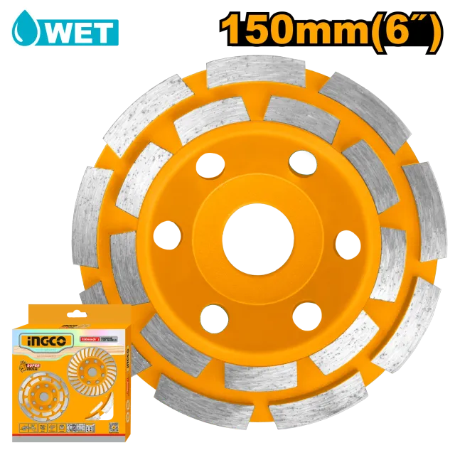 Disk diamanti për bluese beton 150mm INGCO CGW021501