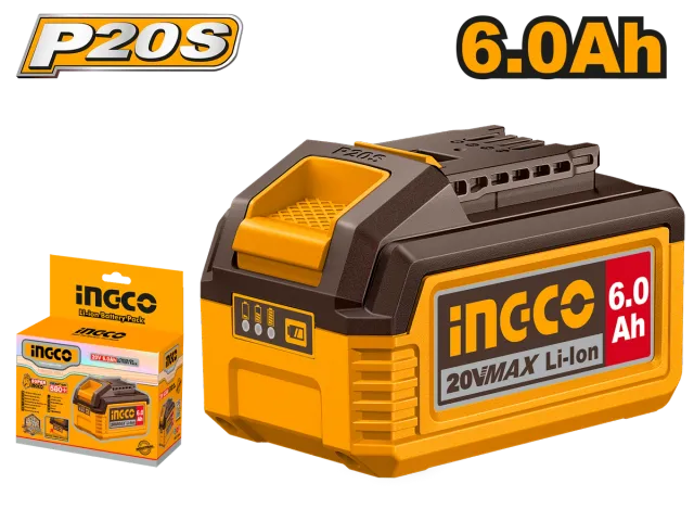 БАТЕРИЈА INGCO 20V 6.0Ah – FBLI2060