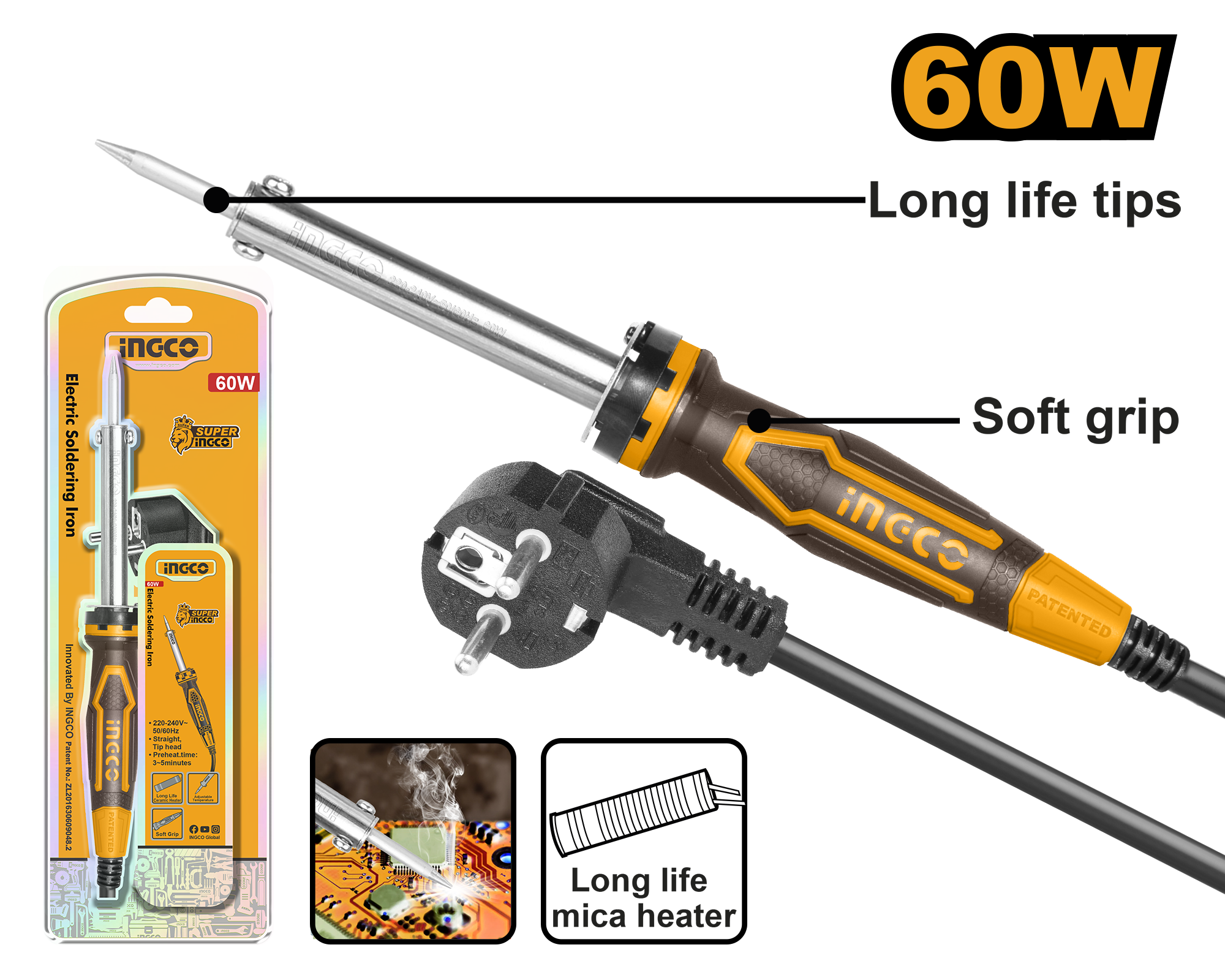 ЛЕТКУМ ЛЕМИЛИЦА INGCO 60W SI0268