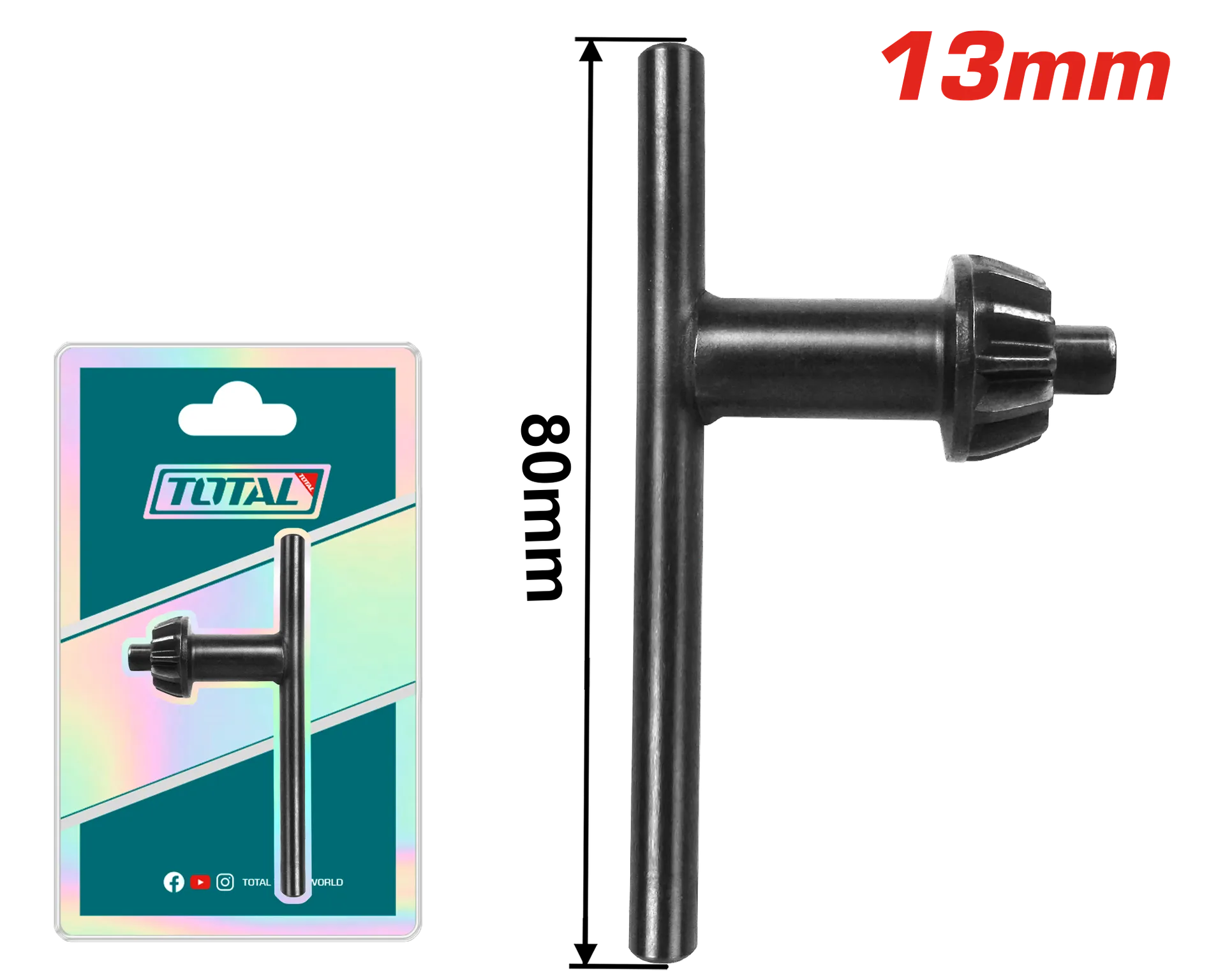 Çelës për shpim 13mm TOTAL TAC470131