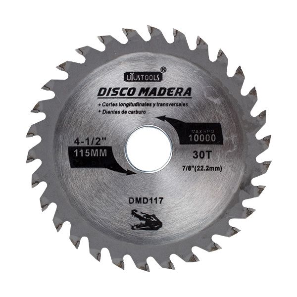 ПИЛА ЗА ДРВО ЗА ЦИРКУЛАР 115mm 30T E80887
