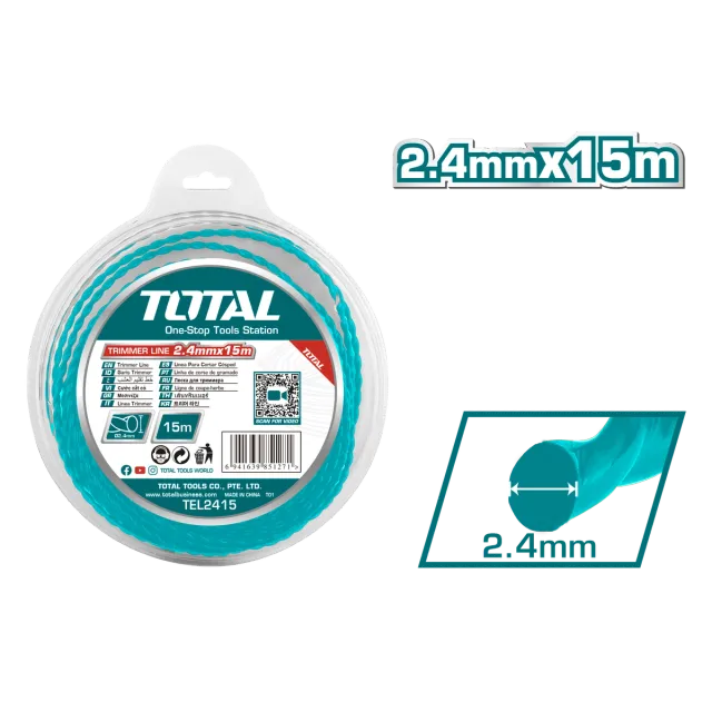 КОНЕЦ ЗА ТРИМЕР TOTAL СПИРАЛ 2.4mm*15M – TEL2415