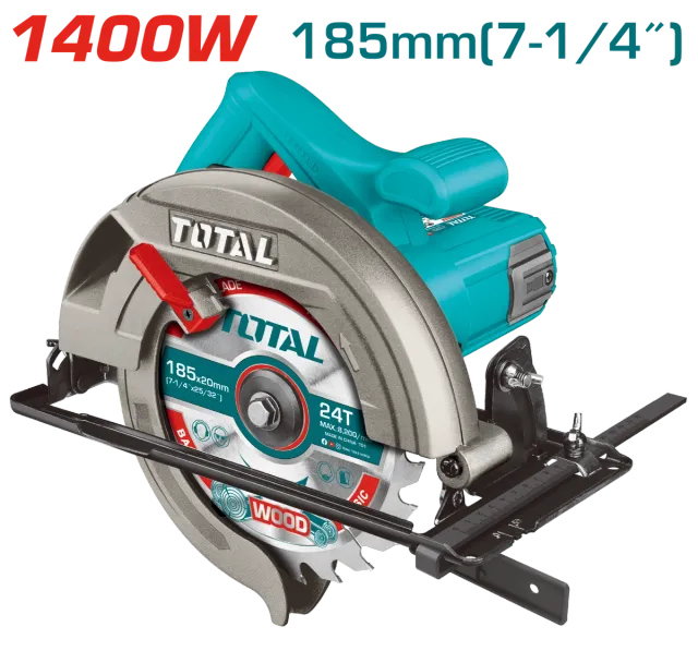 Rrethor elektrik i dorës 1400W 185mm TOTAL TS11418526