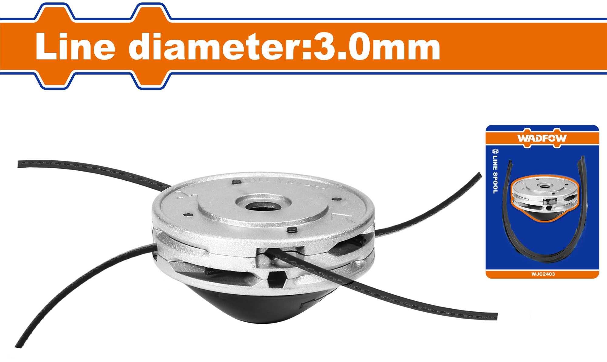 Koka trimeri me fije 3.0mm WADFOW WJC2403