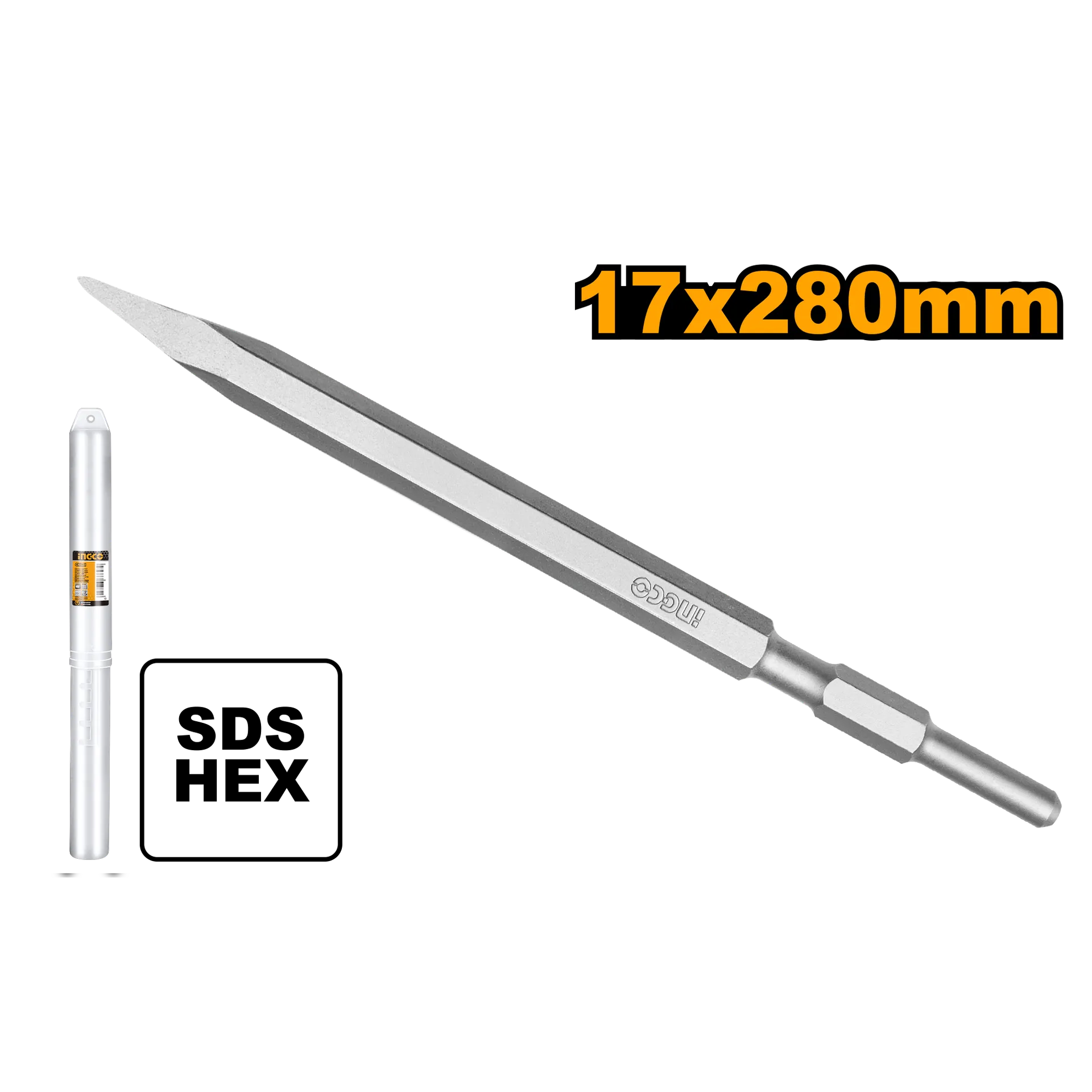 Chisel pointed INGCO 28×530 + DBC0512801