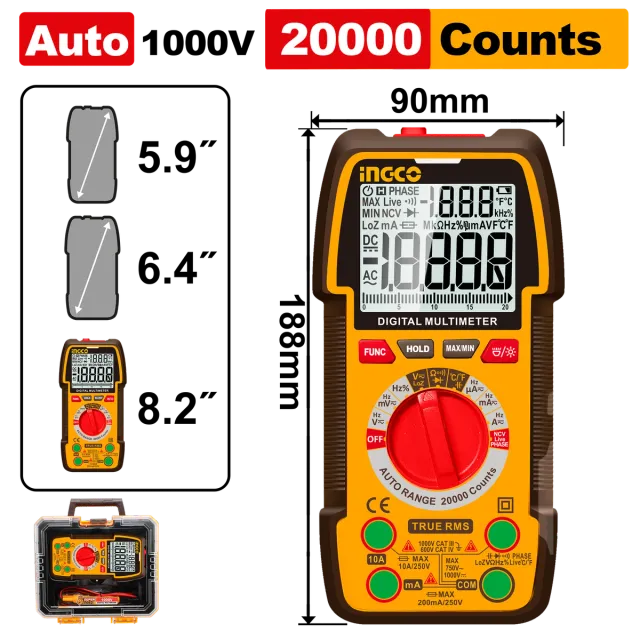 Мултиметар INGCO дигитален – DM410003