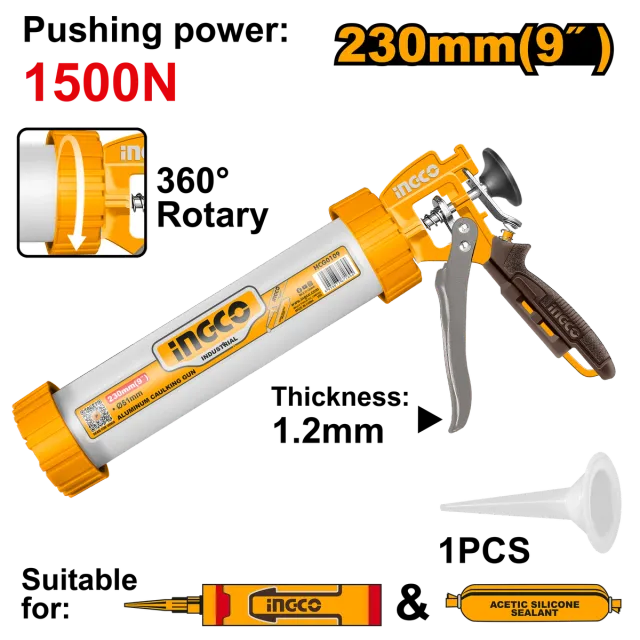 Пиштол за фуги INGCO 300ML HCG0109