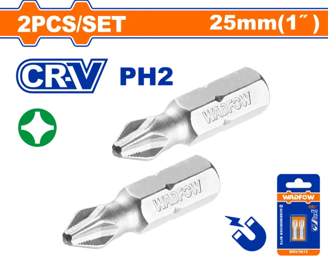 БИТ 2xPH2 25mm WADFOW WSV1K12