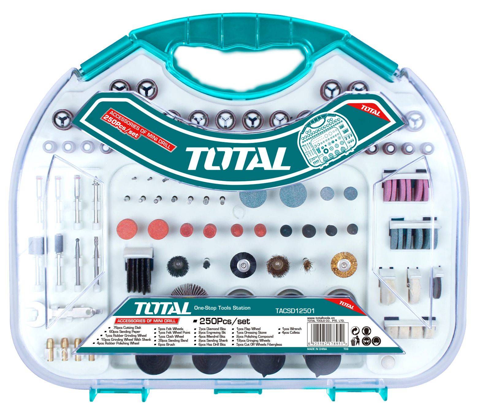 КАМЧИЊА ЗА ДРЕМЕЛ СЕТ 250/1 TOTAL TACSD12501