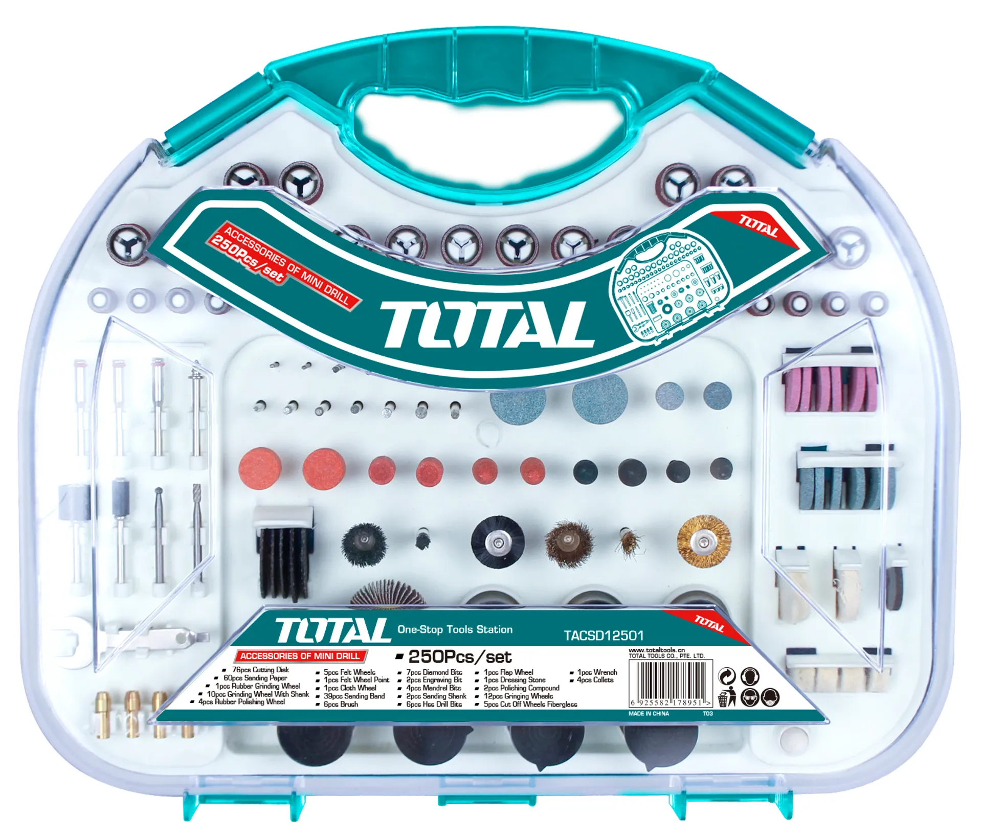 КАМЧИЊА ЗА ДРЕМЕЛ СЕТ 250/1 TOTAL TACSD12501