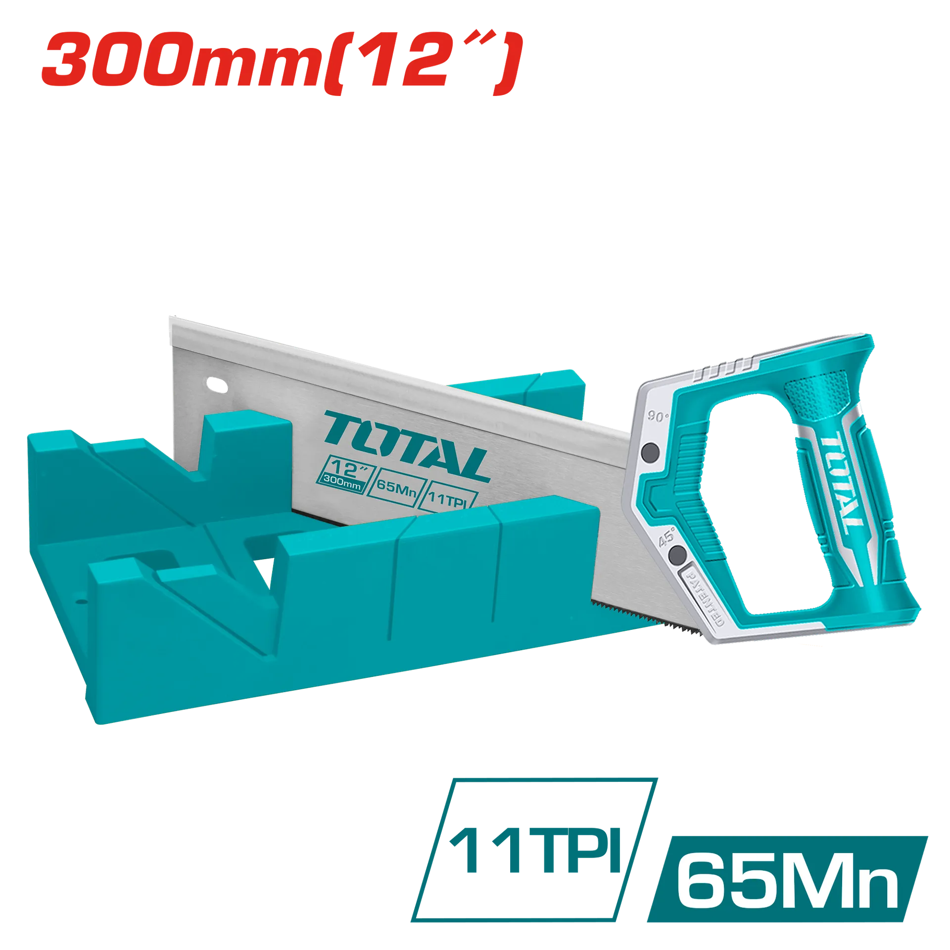 Pila doreze 300mm + kuti ingranazhi TOTAL THT59126