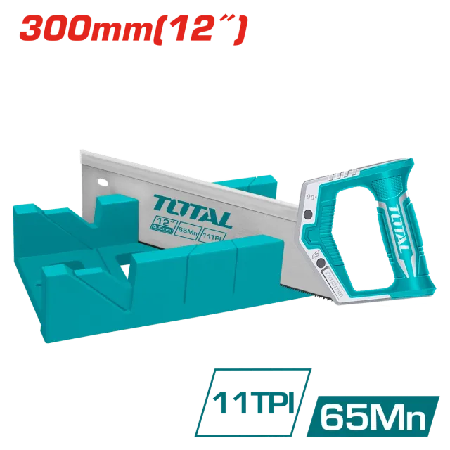 РАЧНА ПИЛА 300mm + ГЕР КУТИЈА TOTAL THT59126