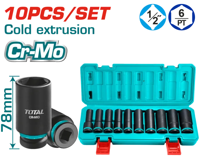 СЕТ 10/1 ПАТЕНТ КЛУЧЕВИ 78mm TOTAL THKISD12102L