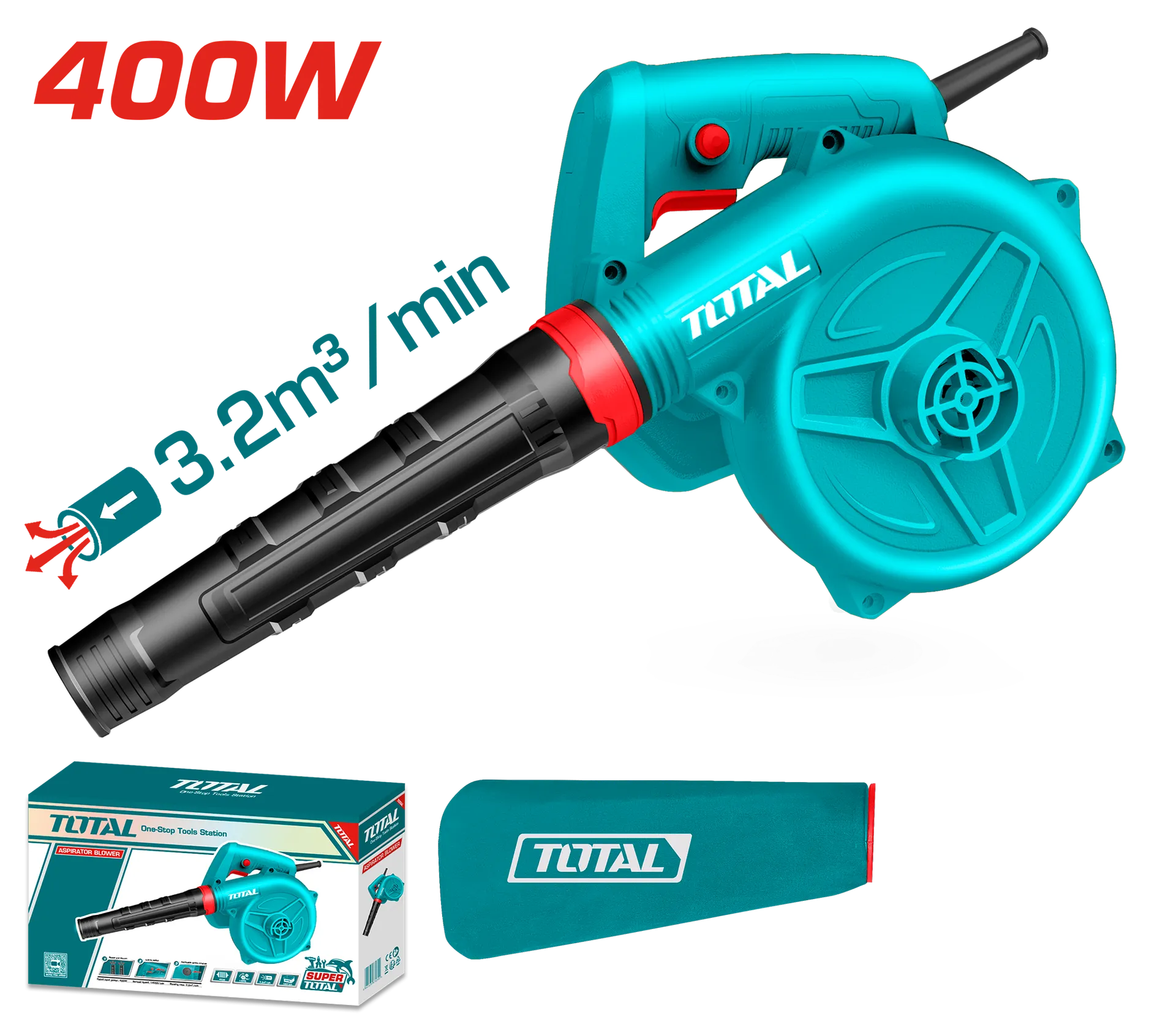 Aspirator fryrëse 400W TOTAL TB4036