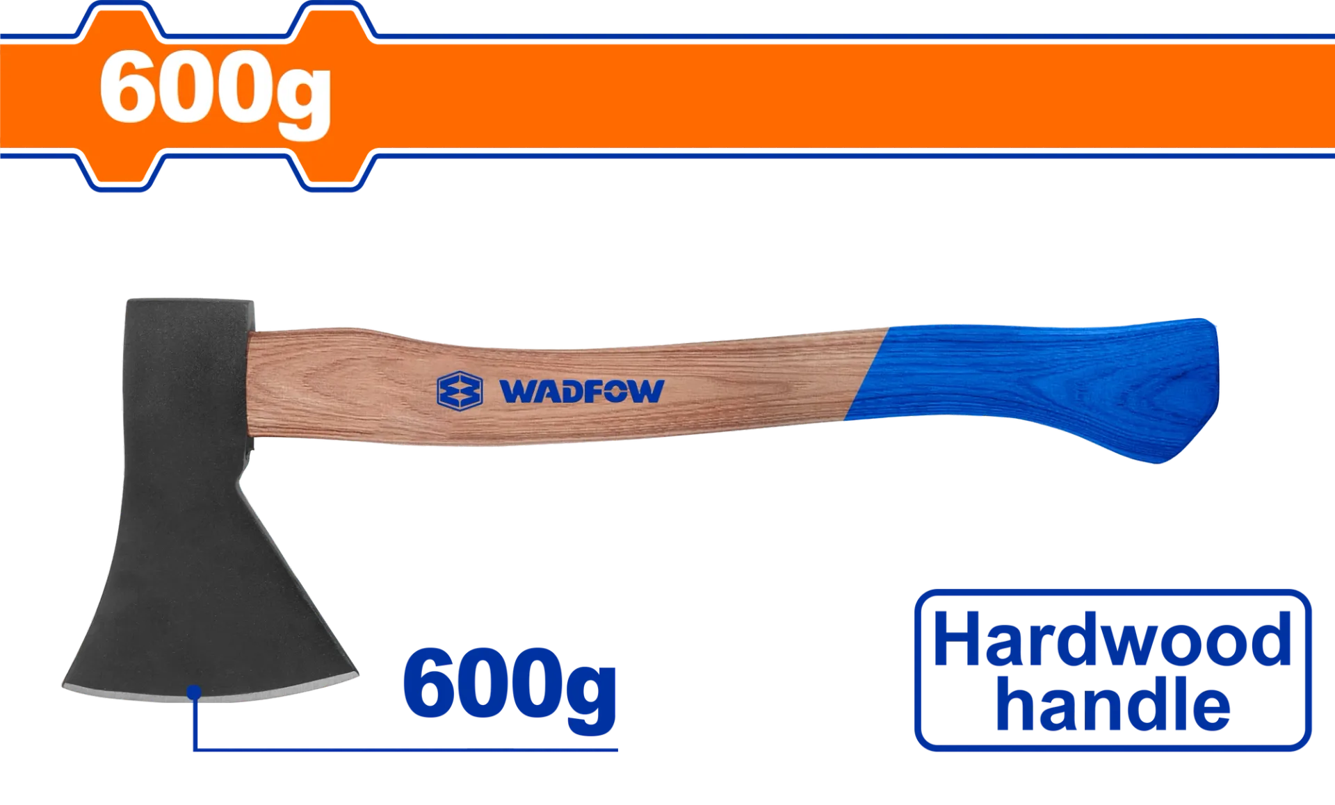 Sëpatë dorezë druri 600g WADFOW WMB6306