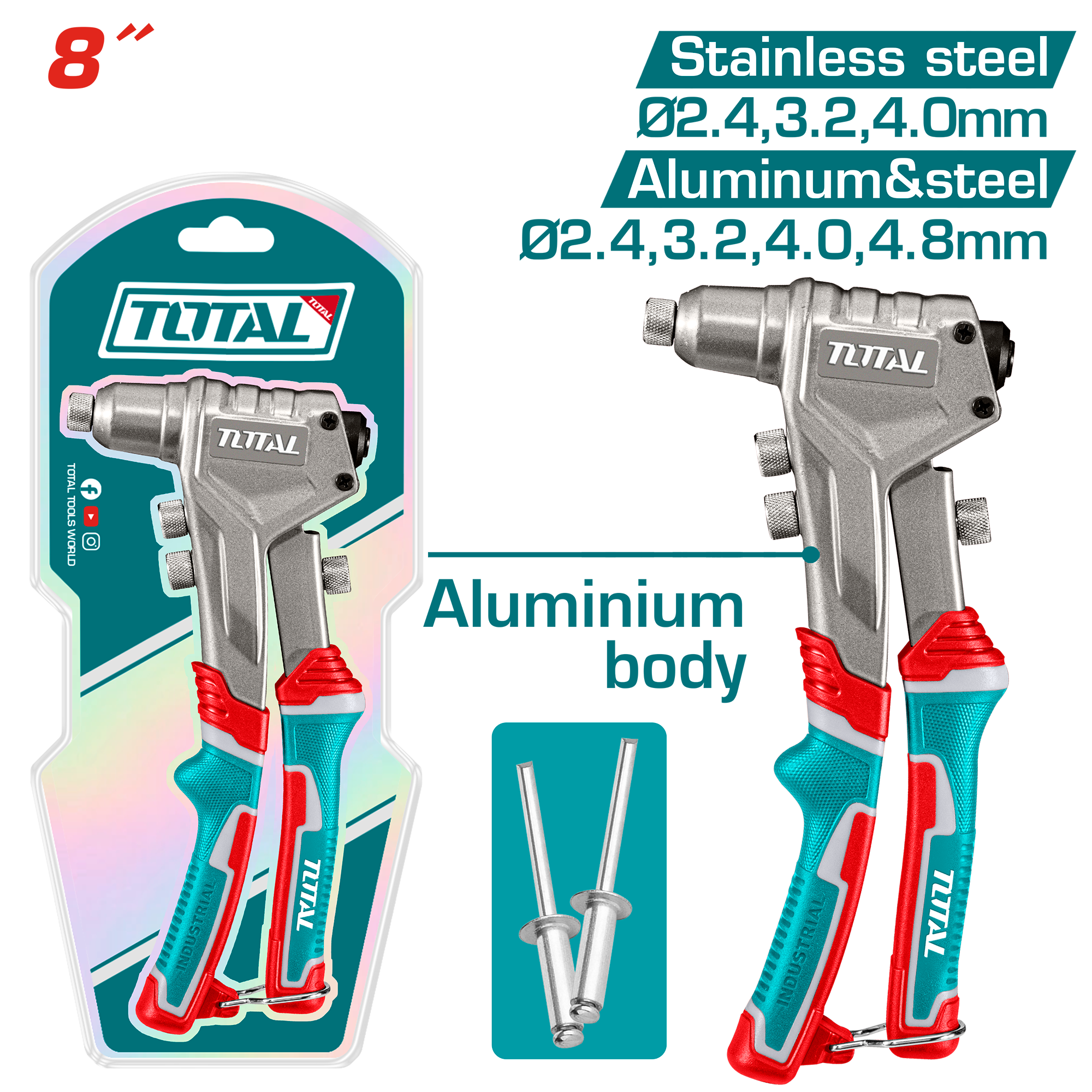 Pinca blindare TOTAL profesional 8 THT32081