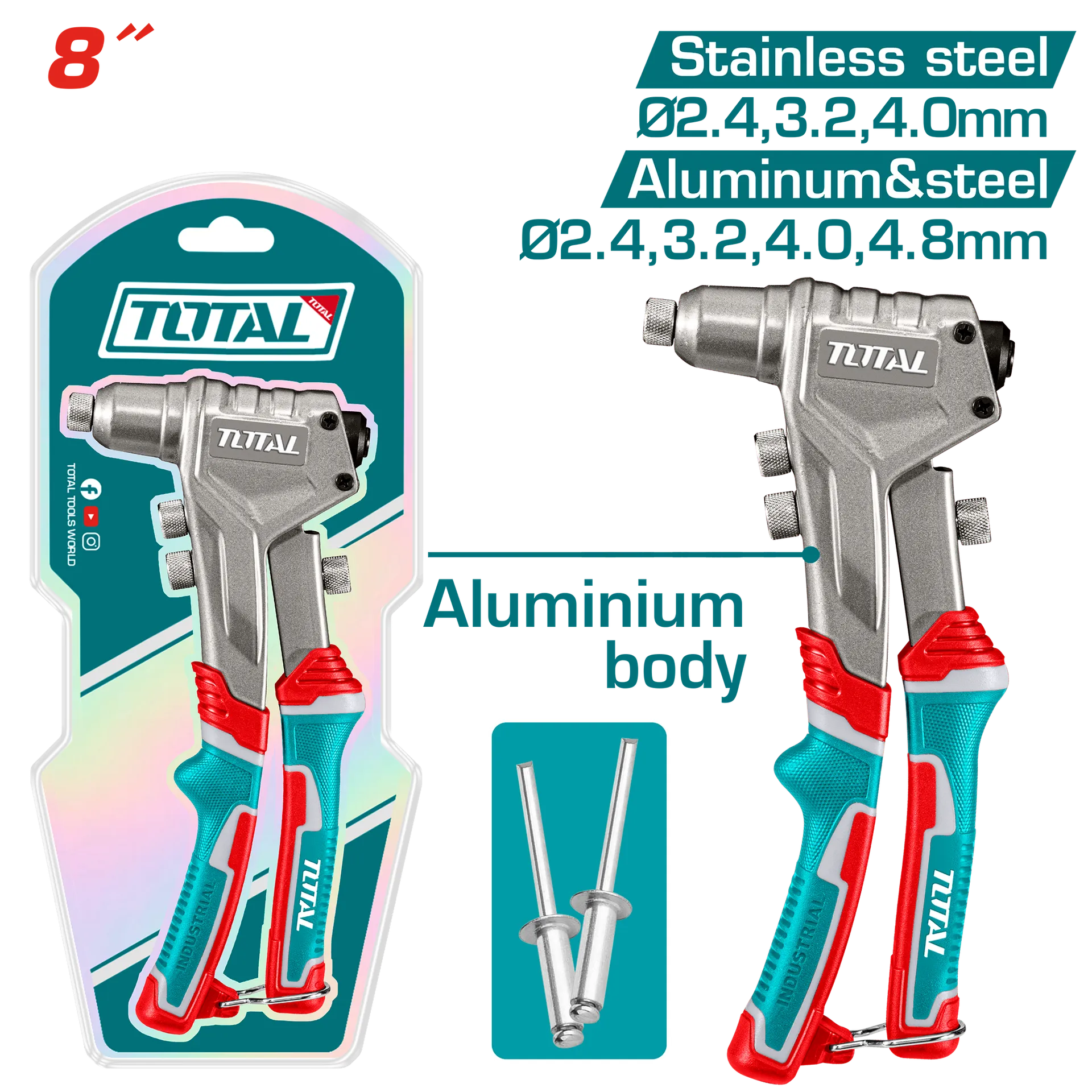 Pinca blindare TOTAL profesional 8 THT32081