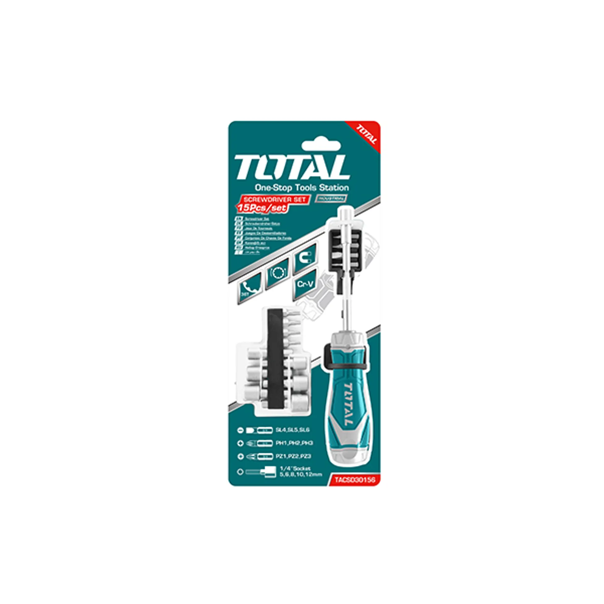 Set çekiç kaçkues 15/1 TOTAL TACSD30156
