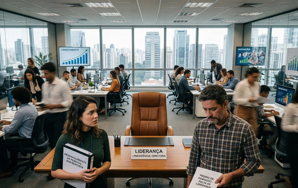 Liderança em Estado de Ausência: Quando a Empresa Cresce, Mas as Pessoas Não